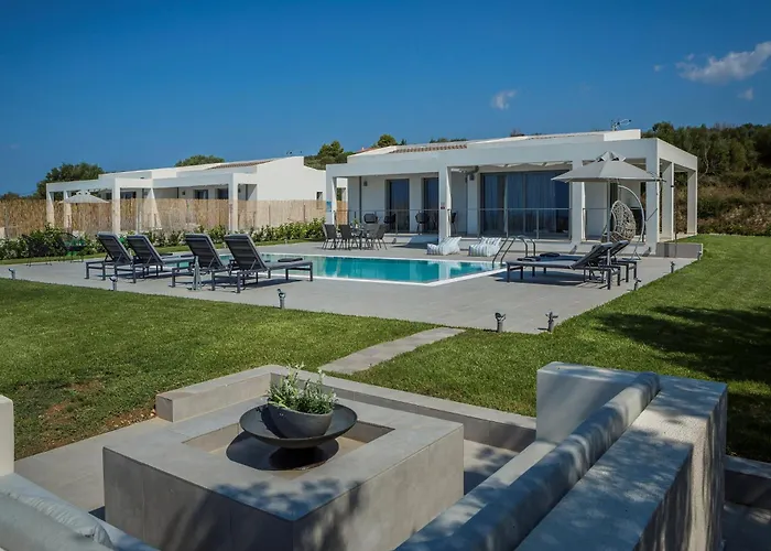 Elegant 3 Bedrooms Julieta Private Pool Sea Views Kefalonia Villa Svoronata