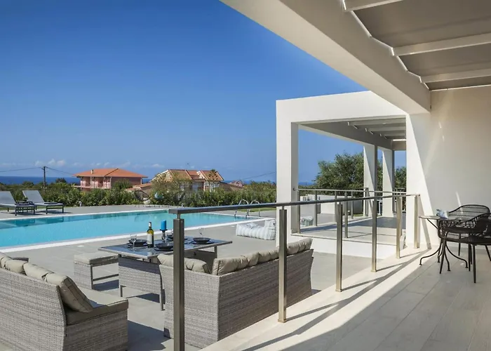 Elegant 3 Bedrooms Julieta Private Pool Sea Views Kefalonia