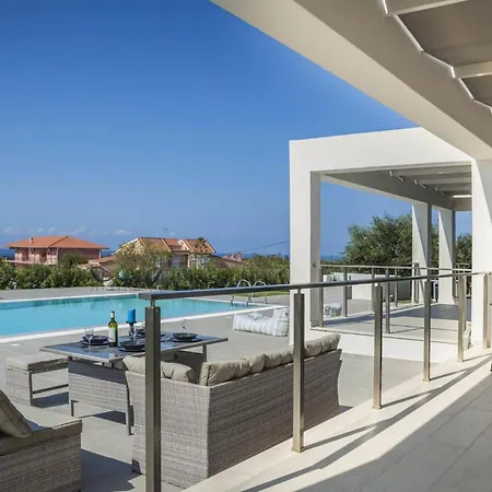 Elegant Svoronata Villa 3 Bedrooms Villa Julieta Private Pool Sea Views Kefalonia
