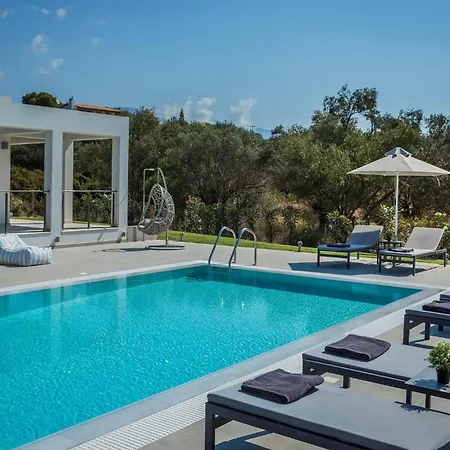 Elegant 3 Bedrooms Julieta Private Pool Sea Views Kefalonia * Svoronata