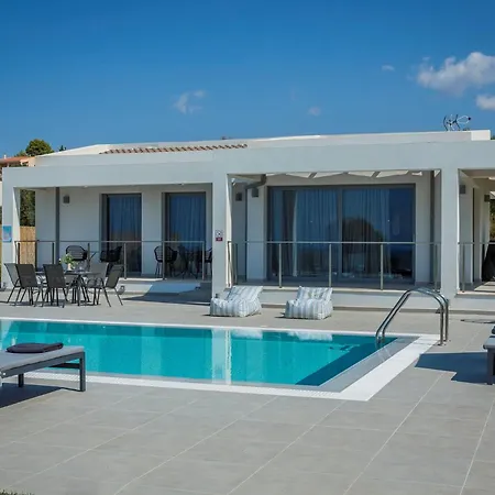 Elegant 3 Bedrooms Julieta Private Pool Sea Views Kefalonia Svoronata