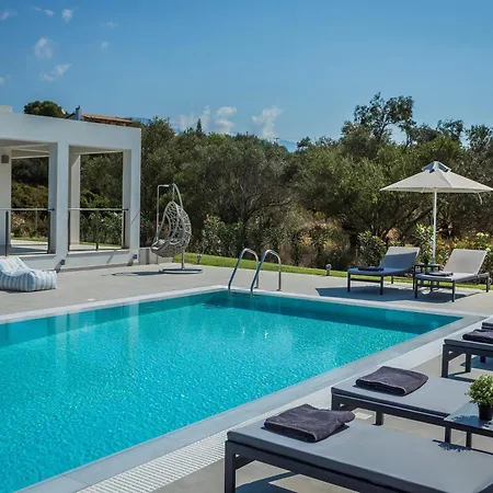 Elegant Svoronata Villa 3 Bedrooms Villa Julieta Private Pool Sea Views Kefalonia Villa Svoronata